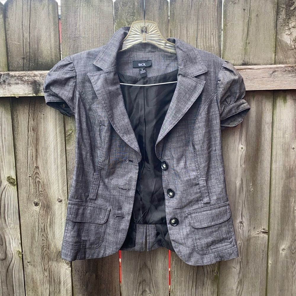 BCX short sleeve blazer sz. S